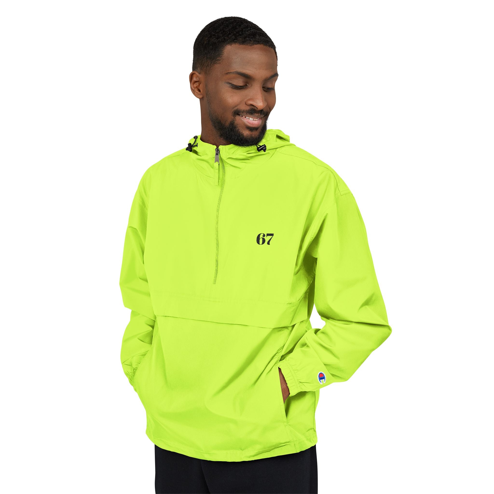 Champion Unisex Packable Anorak Jacket - Lightweight Outdoor Windbreaker, Ideal for Hiking