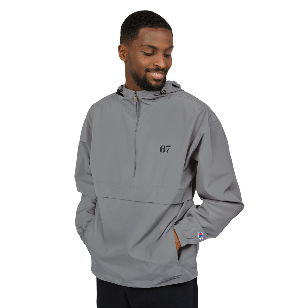 Champion Unisex Packable Anorak Jacket - Lightweight Outdoor Windbreaker, Ideal for Hiking