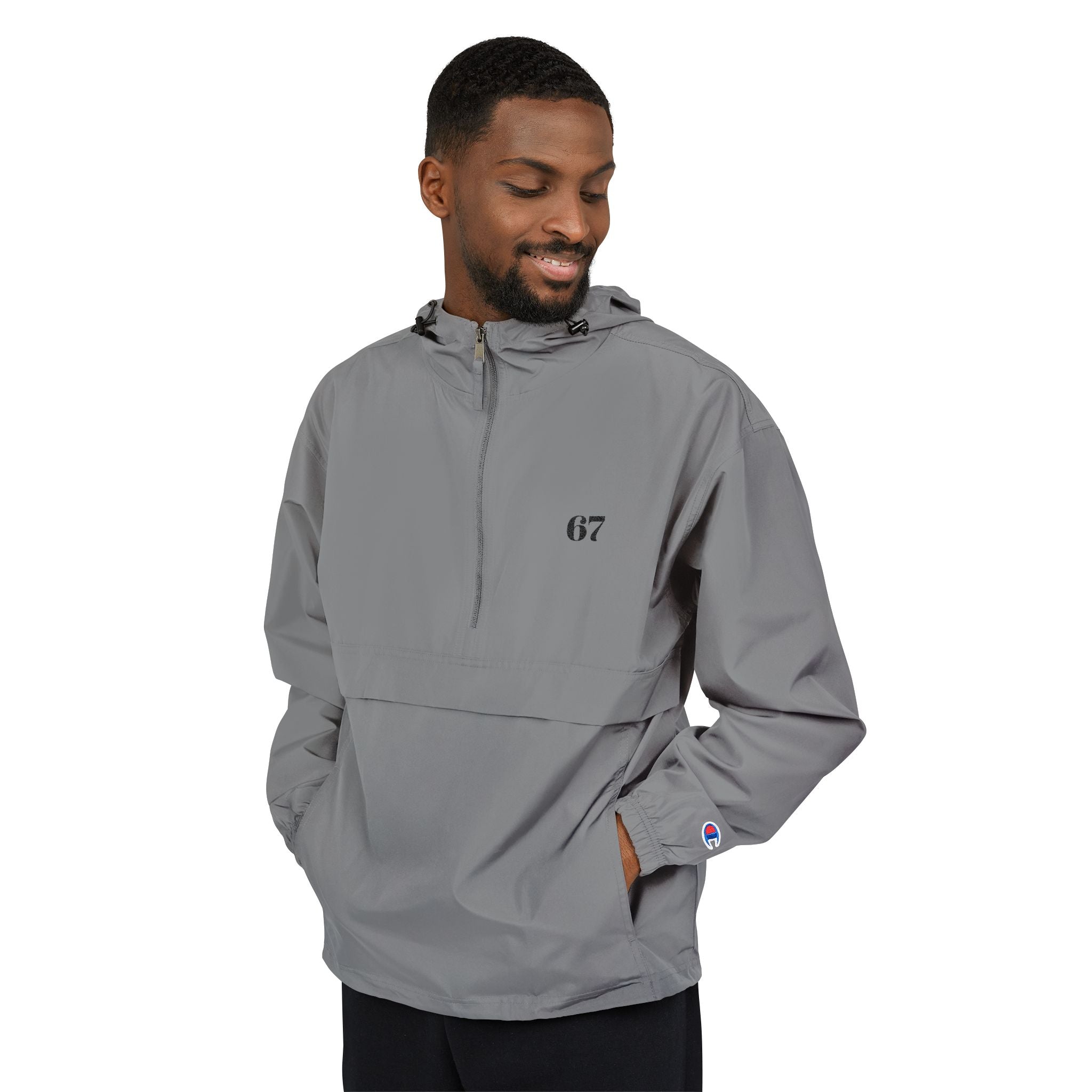 Champion Unisex Packable Anorak Jacket - Lightweight Outdoor Windbreaker, Ideal for Hiking