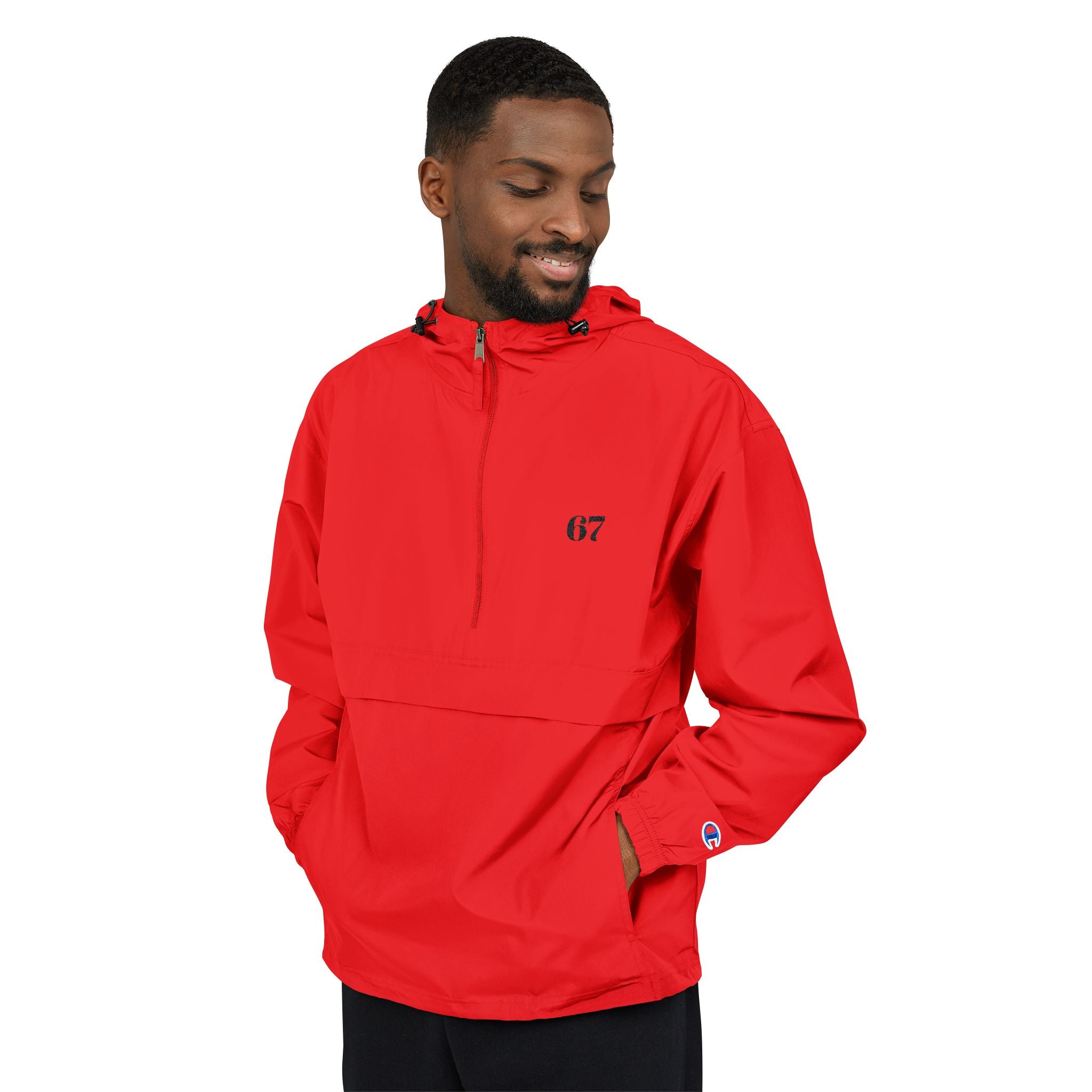 Champion Unisex Packable Anorak Jacket - Lightweight Outdoor Windbreaker, Ideal for Hiking