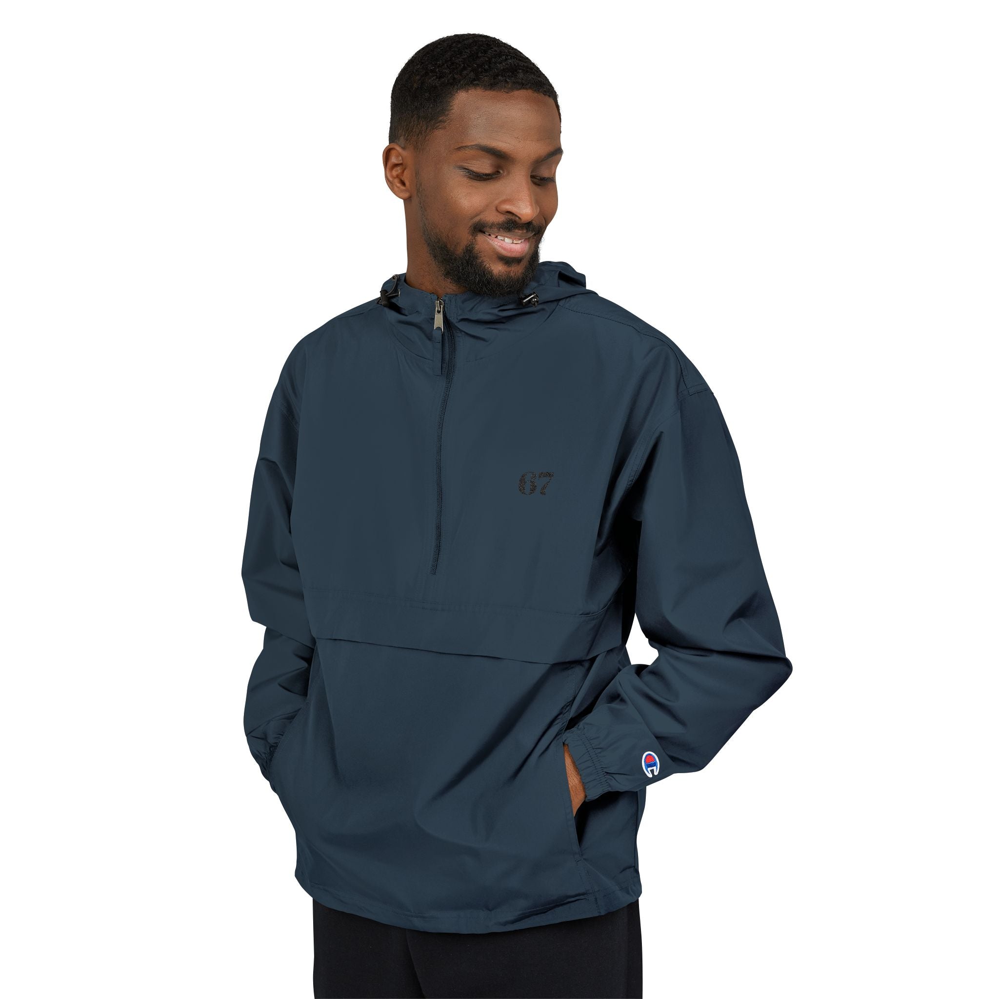 Champion Unisex Packable Anorak Jacket - Lightweight Outdoor Windbreaker, Ideal for Hiking