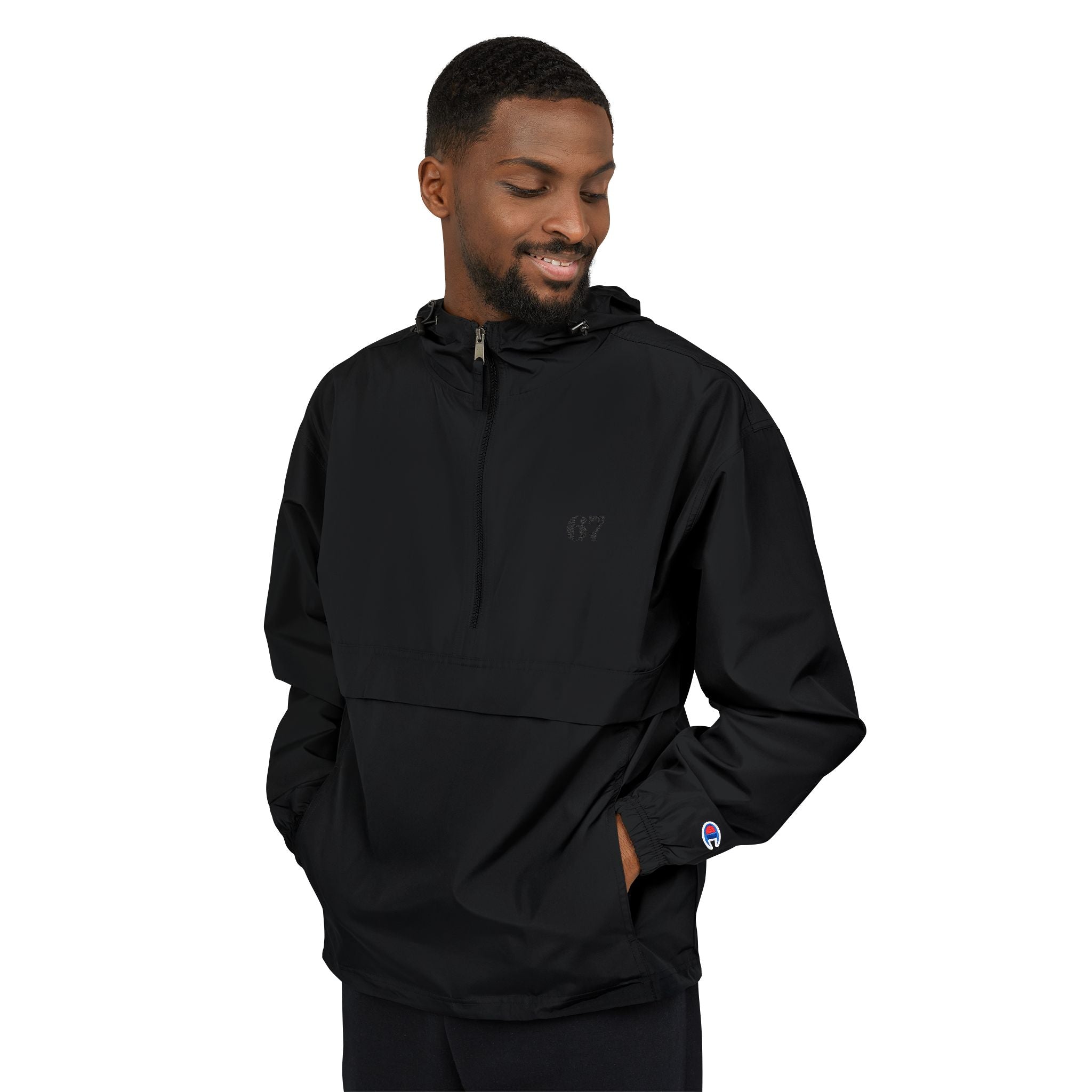 Champion Unisex Packable Anorak Jacket - Lightweight Outdoor Windbreaker, Ideal for Hiking