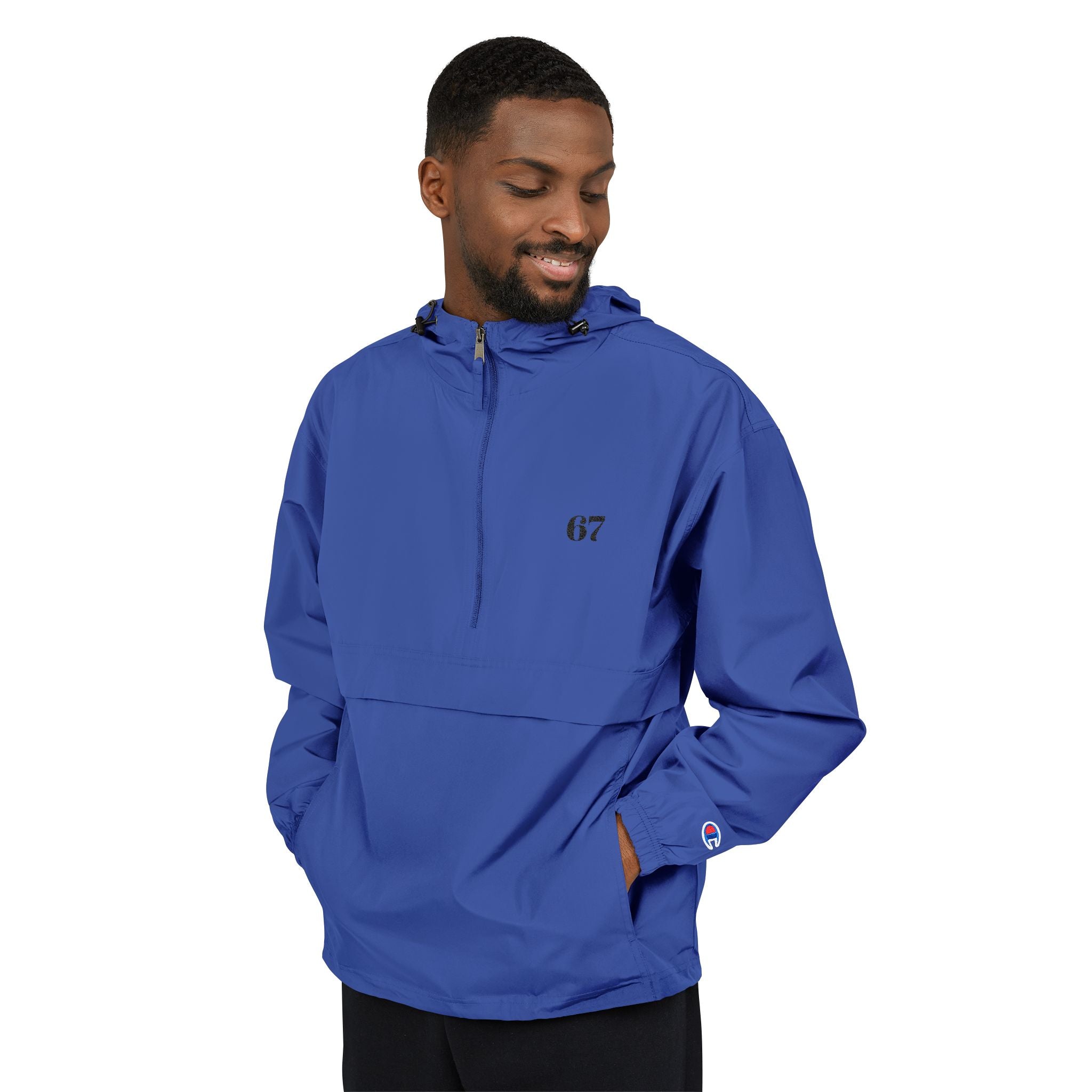 Champion Unisex Packable Anorak Jacket - Lightweight Outdoor Windbreaker, Ideal for Hiking